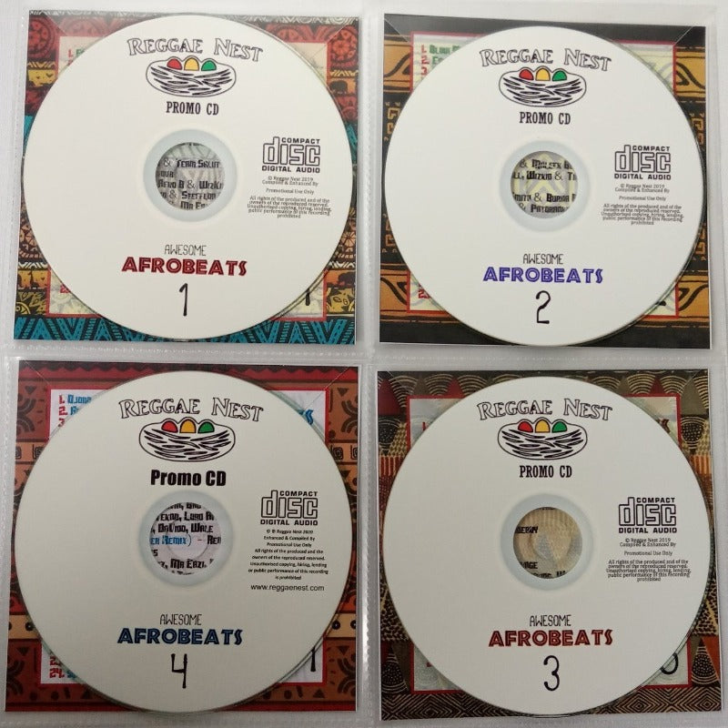 Awesome Afrobeats 4CD Jumbo Pack 1 (Vol 1-4) - A great entry into the world of Afrobeats