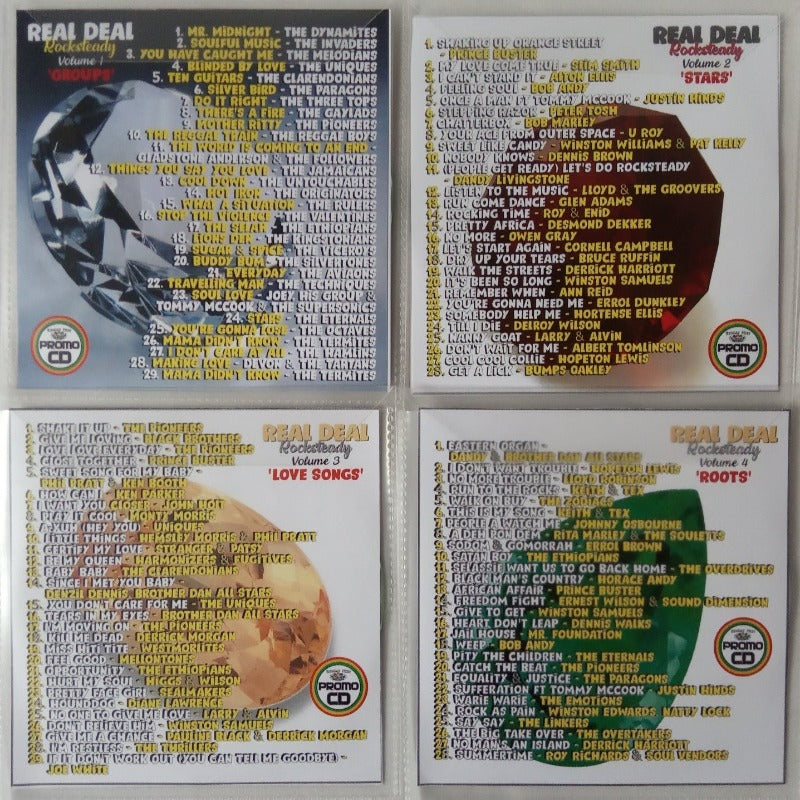 Real Deal Rocksteady 4CD Jumbo Pack 1 (Vol 1-4) - Authentic, Must Have Rocksteady music
