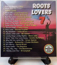 Thumbnail for Roots Lovers 7 a Revival One Drop CD featuring Lovers Lyrics on Roots Riddims