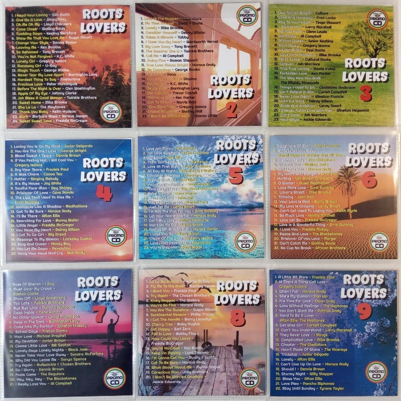 Roots Lovers 9CD MEGA Pack (Vol 1-9) Revival One Drops featuring Lovers Lyrics on Roots Riddims