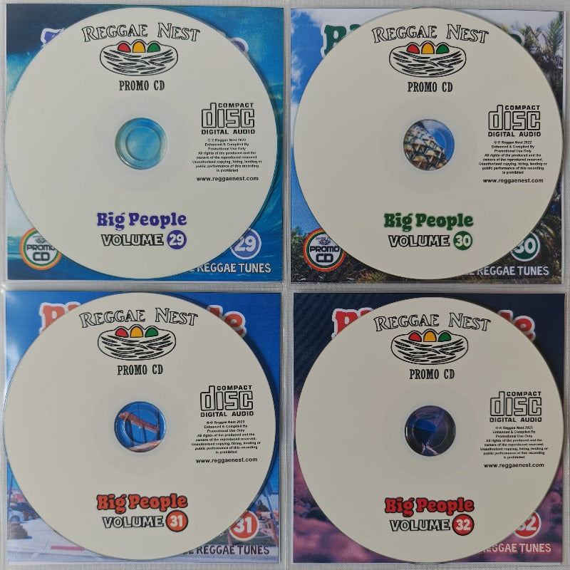 Big People 4CD Jumbo Pack 8 (Vol 29-32) - Mature Reggae for Mature people