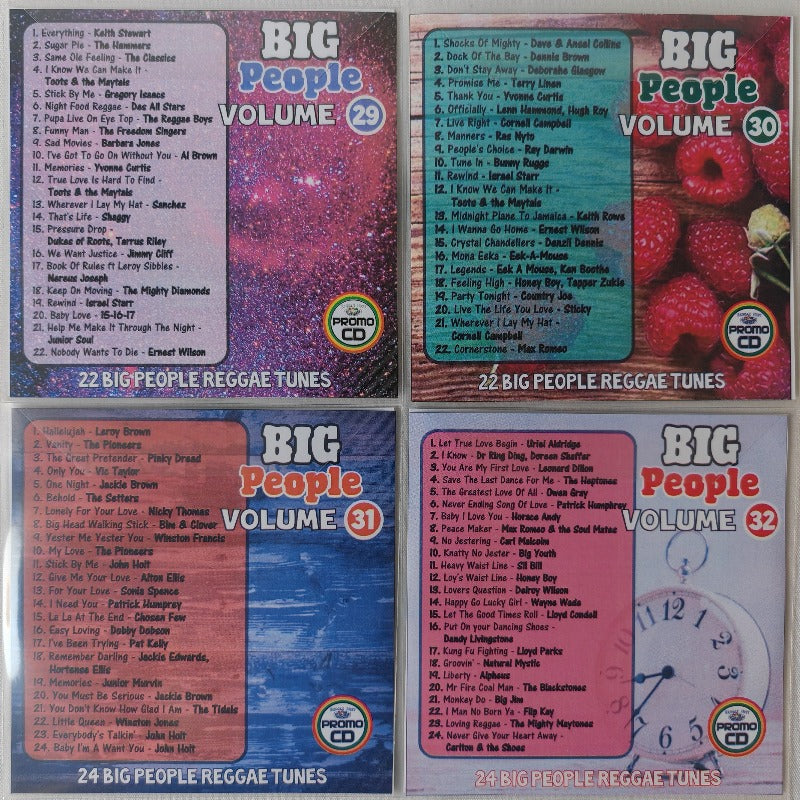 Big People 4CD Jumbo Pack 8 (Vol 29-32) - Mature Reggae for Mature people