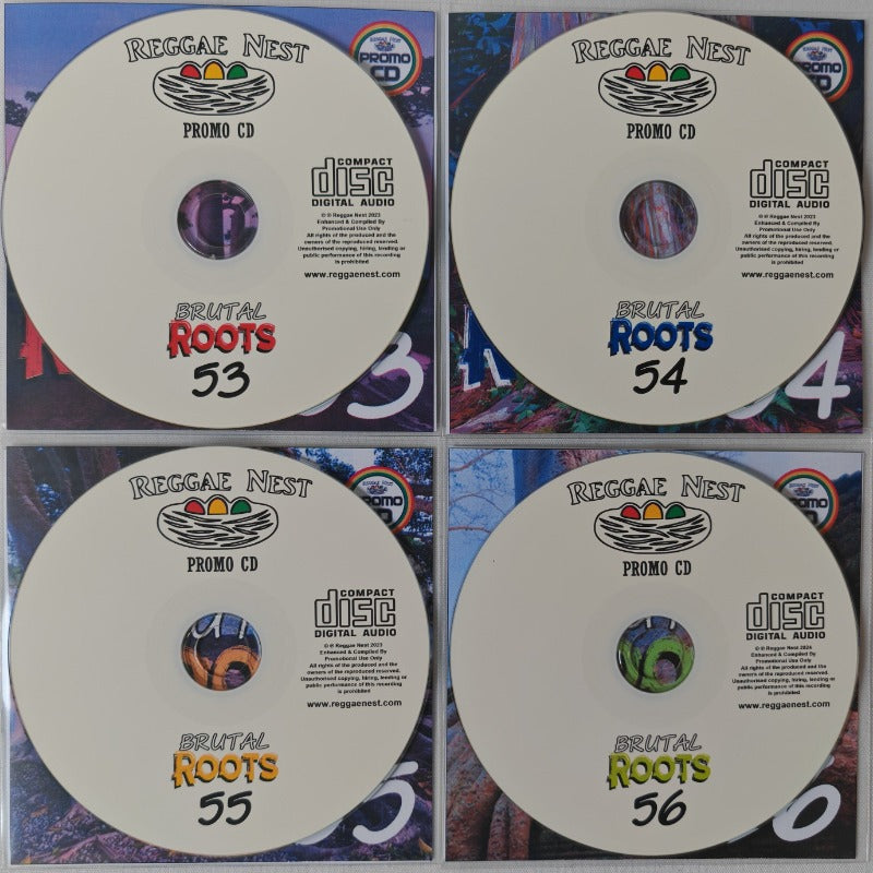 Brutal Roots 4CD Jumbo Pack 14 (Vol 53-56) - Modern Roots Reggae Collection
