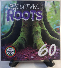 Thumbnail for CD cover with 'Brutal Roots' text and tree roots in a forest setting