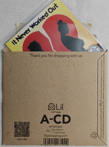 It Never Worked Out - One Drop CD featuring Relationship Breakdown Reggae