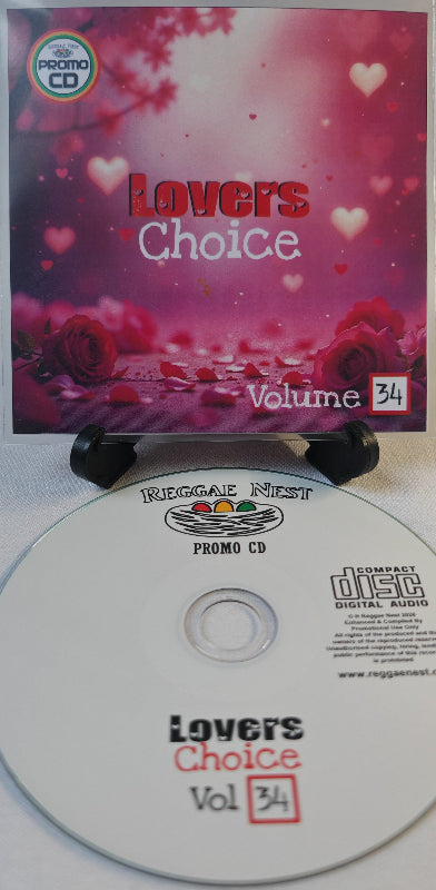 Promo CD with 'Lovers Choice Volume 24' on a pink background with hearts.