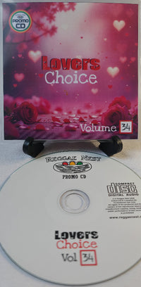 Thumbnail for Promo CD with 'Lovers Choice Volume 24' on a pink background with hearts.