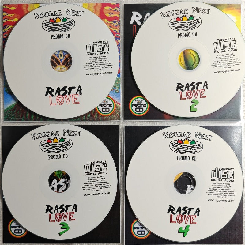 Rasta Love Jumbo Pack (vol 1-4) One Drop series featuring Lovers, Rubadub & Roots Reggae