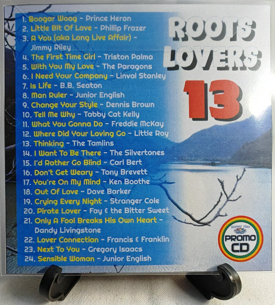 Roots Lovers 13 a Revival One Drop CD featuring Lovers Lyrics on Roots Riddims