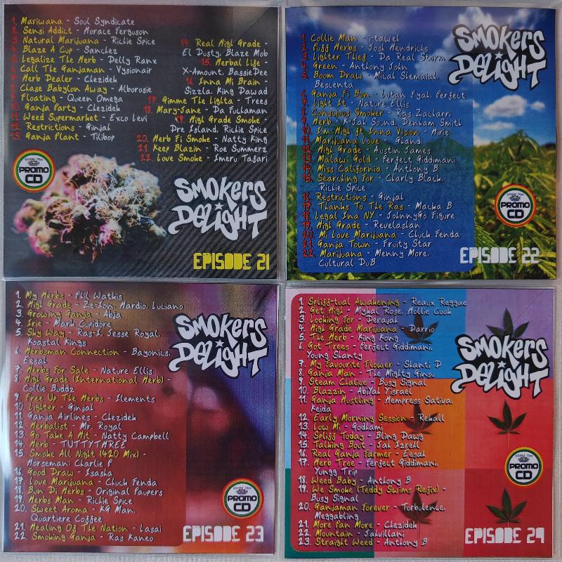 Smokers Delight 4CD Jumbo Pack 6 (Ep. 21-24) - Herbal Session Reggae