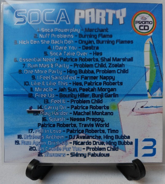 Soca Party Vol 13 - Summer Party Discs, Calypso & Soca new & classic, Energy!!