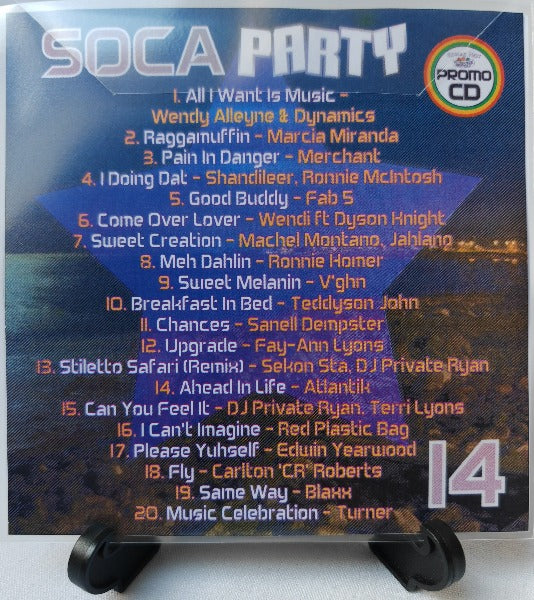 Soca Party Vol 14 - Summer Party Discs, Calypso & Soca new & classic, Energy!!