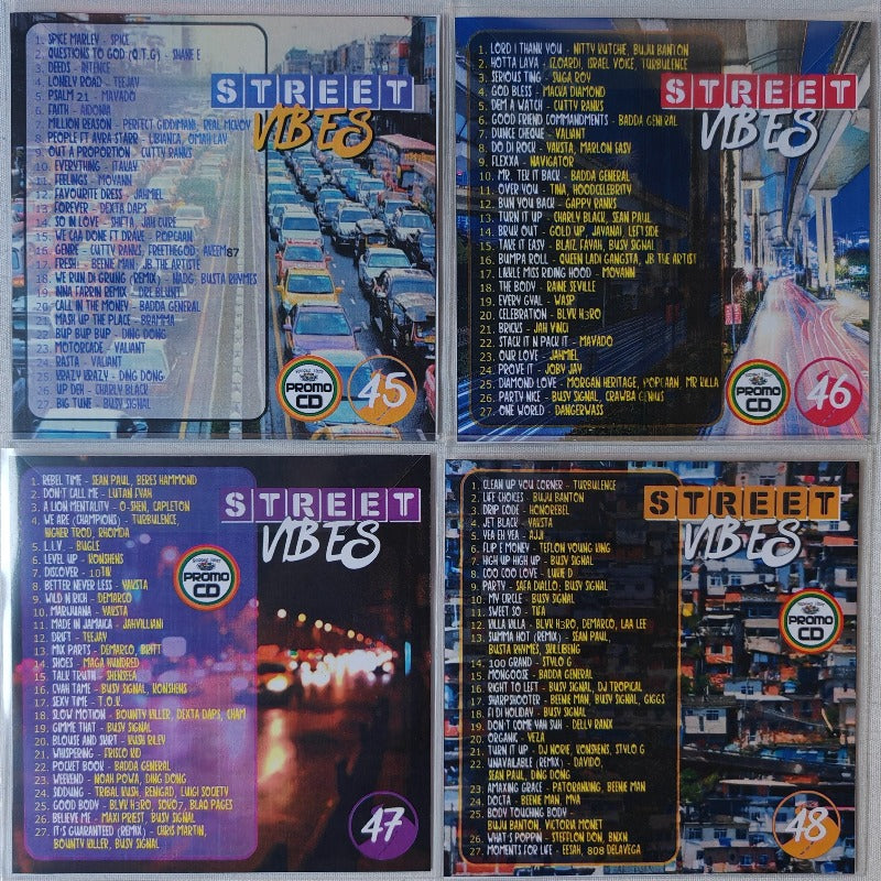 Street Vibes 4CD Jumbo Pack 12 (Vol 45-48) - Dancehall, Bashment, Urban Reggae