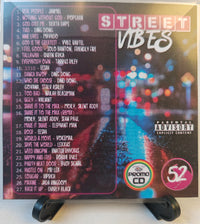 Thumbnail for Promo CD with 'Street Vibes' tracklist and colorful background