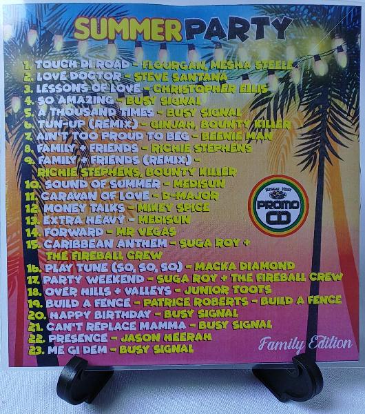 Summer Party - Family Edition - Reggae Party Vibes One Drop CD Rubadub/Reality/Dancehall 2024