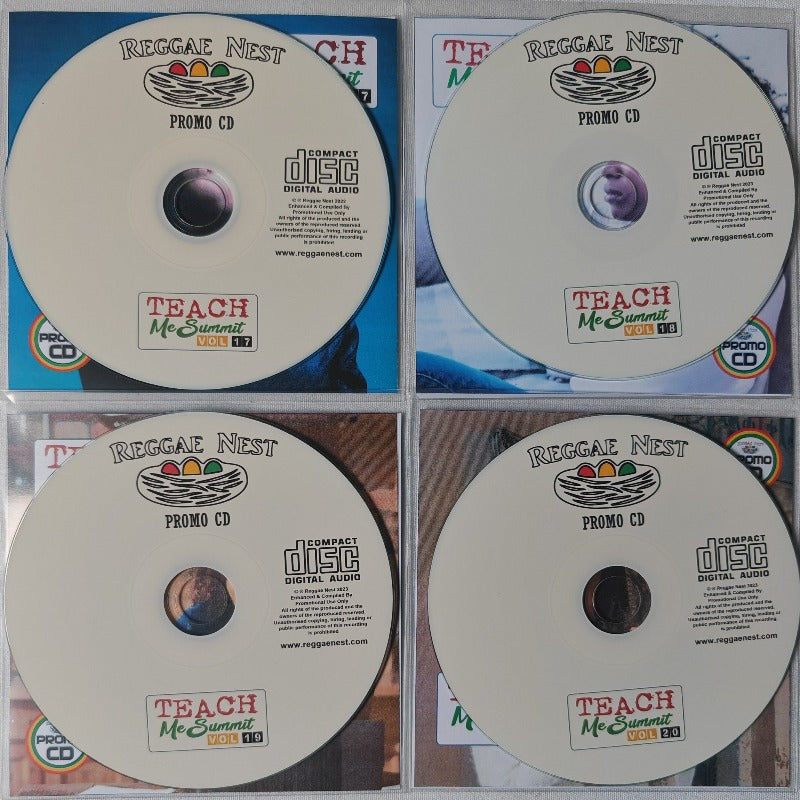 Teach Me Summit 4CD Jumbo Pack 5 (Vol 17-20) Select Conscious/Roots Reality Reggae
