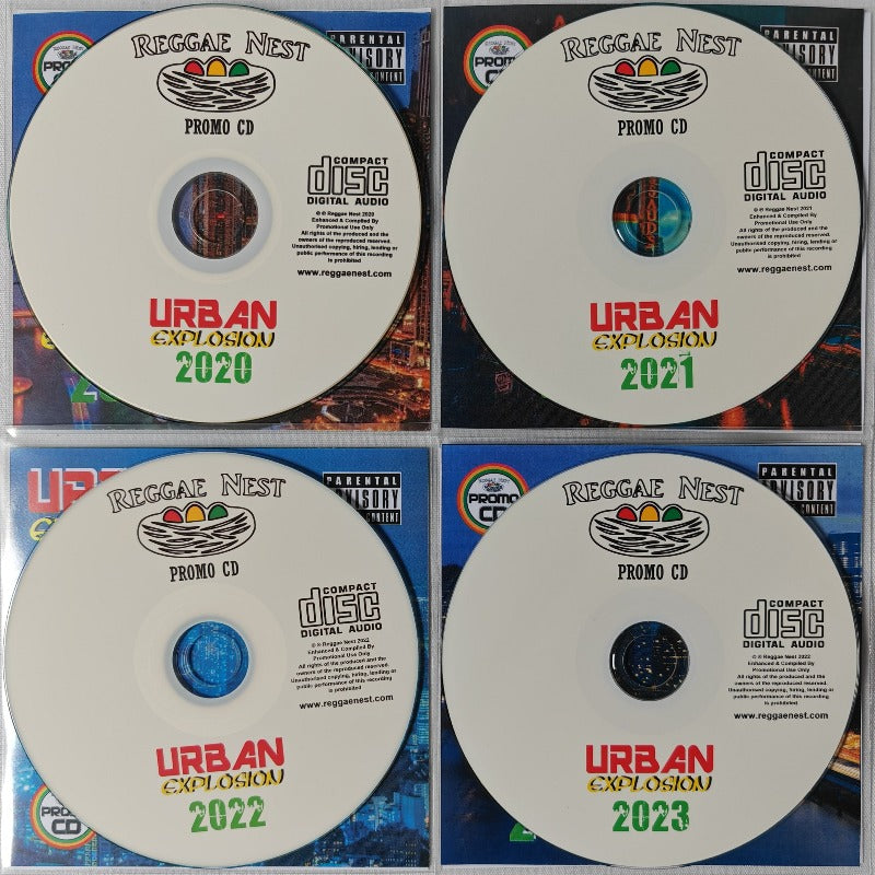 Urban Explosion 4CD Jumbo Pack 2 (2020-2023) Urban, RnB, Crossover, Dancehall, Afrobeat