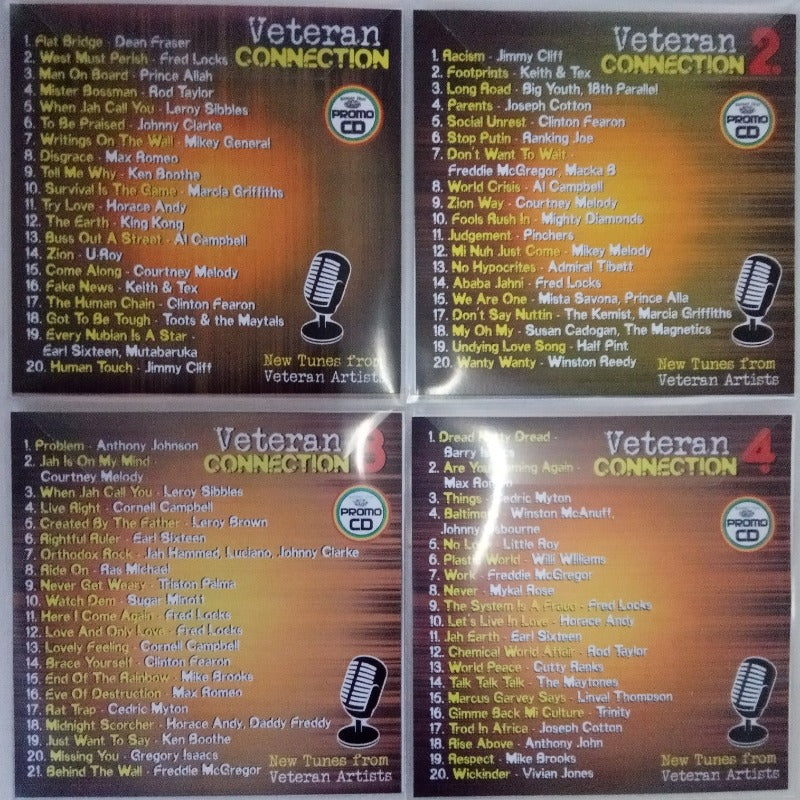 Veteran Connection Jumbo Pack 1 (Vol 1-4) - Strong New Reggae from Veteran Artists