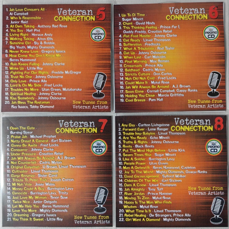 Veteran Connection Jumbo Pack 2 (Vol 5-8) - Strong New Reggae from Veteran Artists