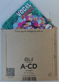 Thumbnail for Brown envelope with colorful card and Lii packaging logo on a light blue background