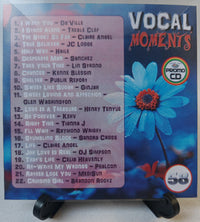 Thumbnail for Promo CD cover with tracklist and blue flower design on a stand