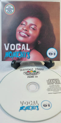 Thumbnail for Promo CD with a woman's face on the cover titled 'Vocal Moments' and 'Reggae Nest' branding.