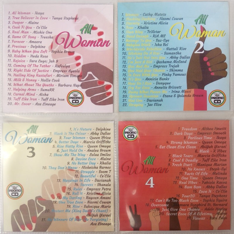 All Woman Jumbo Pack 1 (Vol 1-4) - Various Strictly Female Reggae Artists