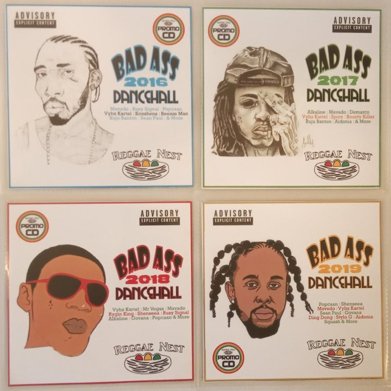 Bad Ass Dancehall 4CD Jumbo Pack Hot Dancehall & Bashment Hot Tunes
