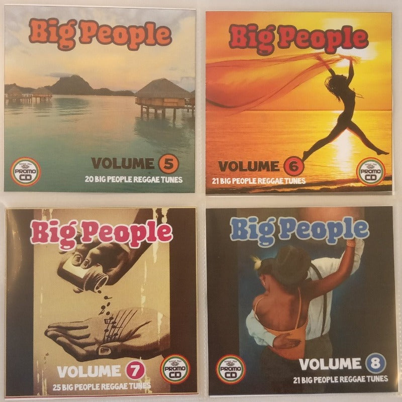 Big People 4CD Jumbo Pack (Vol 5-8) Mature Reggae for Mature peopl –  Reggae Nest