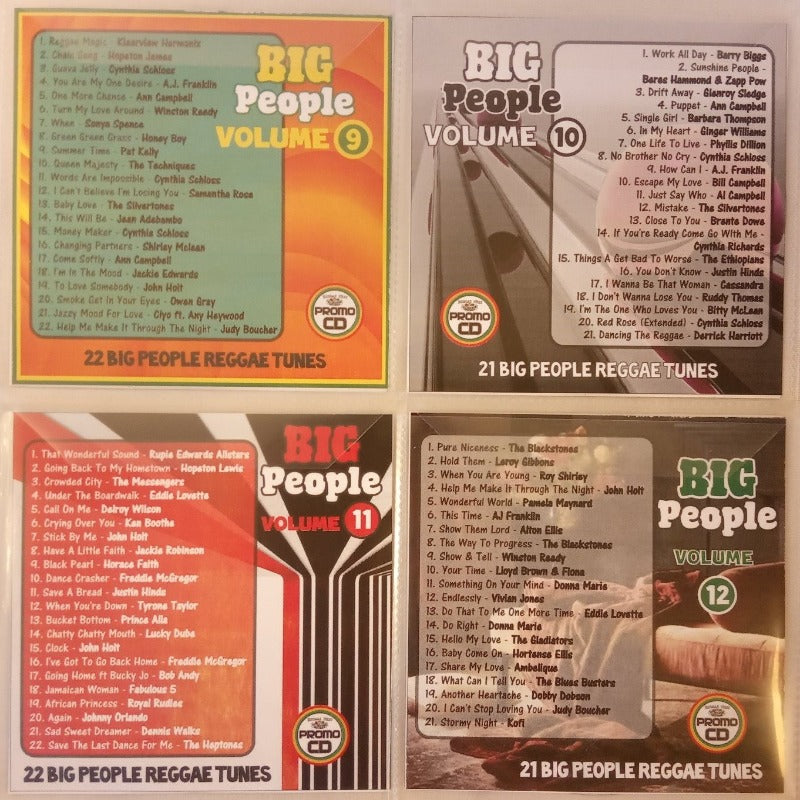 Big People 4CD Jumbo Pack 3 (Vol 9-12) - Mature Reggae for Mature people