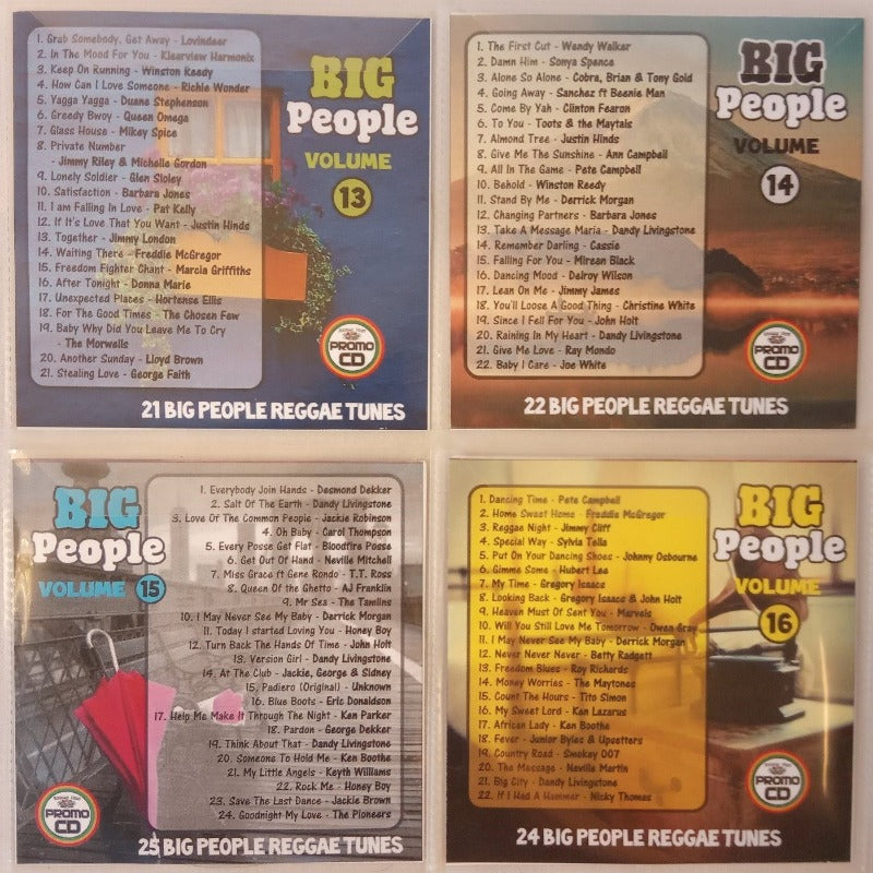 Big People 4CD Jumbo Pack 4 (Vol 13-16) - Mature Reggae for Mature people