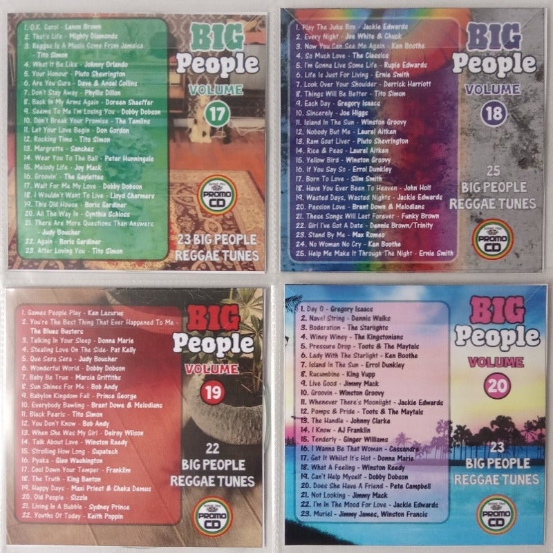 Big People 4CD Jumbo Pack 5 (Vol 17-20) - Mature Reggae for Mature people