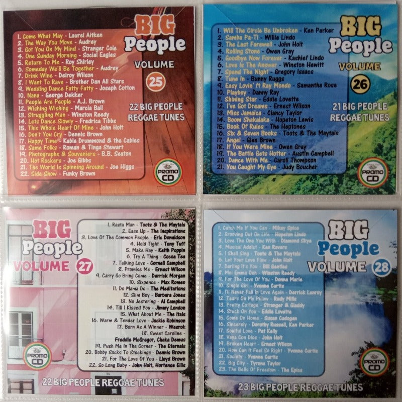 Big People 4CD Jumbo Pack 7 (Vol 25-28) - Mature Reggae for Mature people