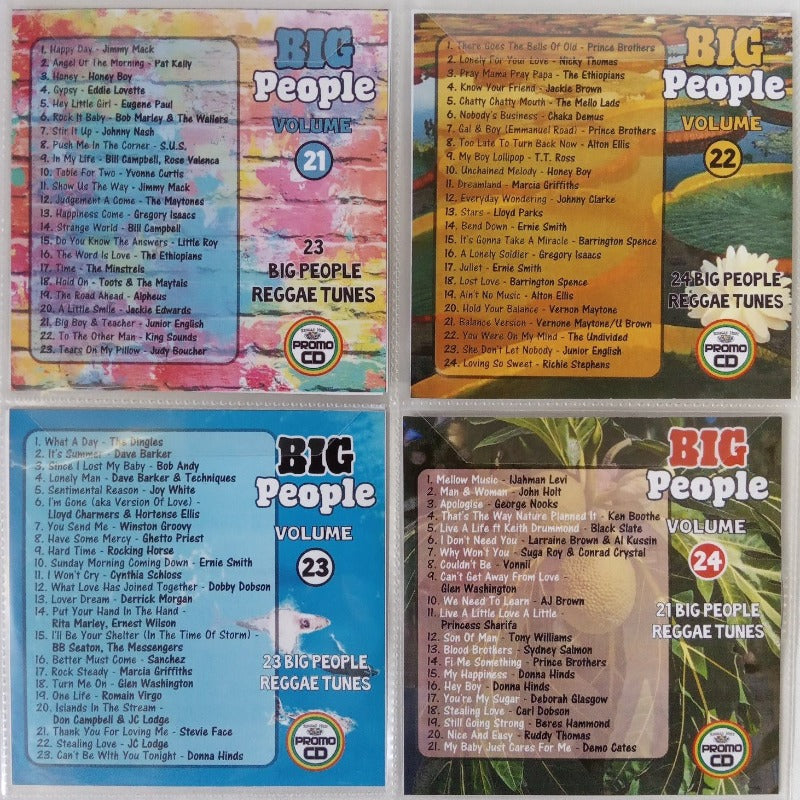 Big People 4CD Jumbo Pack 6 (Vol 21-24) - Mature Reggae for Mature people