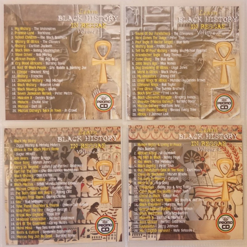 Black History In Reggae 4CD Jumbo Pack (Vol 1-4)
