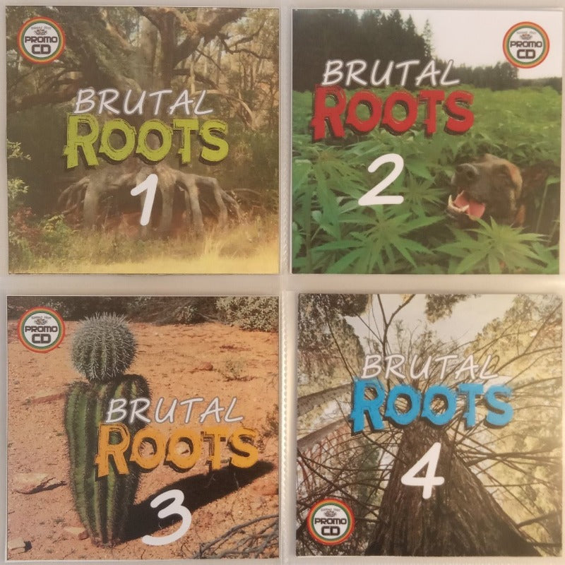 Brutal Roots 4CD Jumbo Pack 1 (Vol 1-4) - Modern Roots Reggae Collection