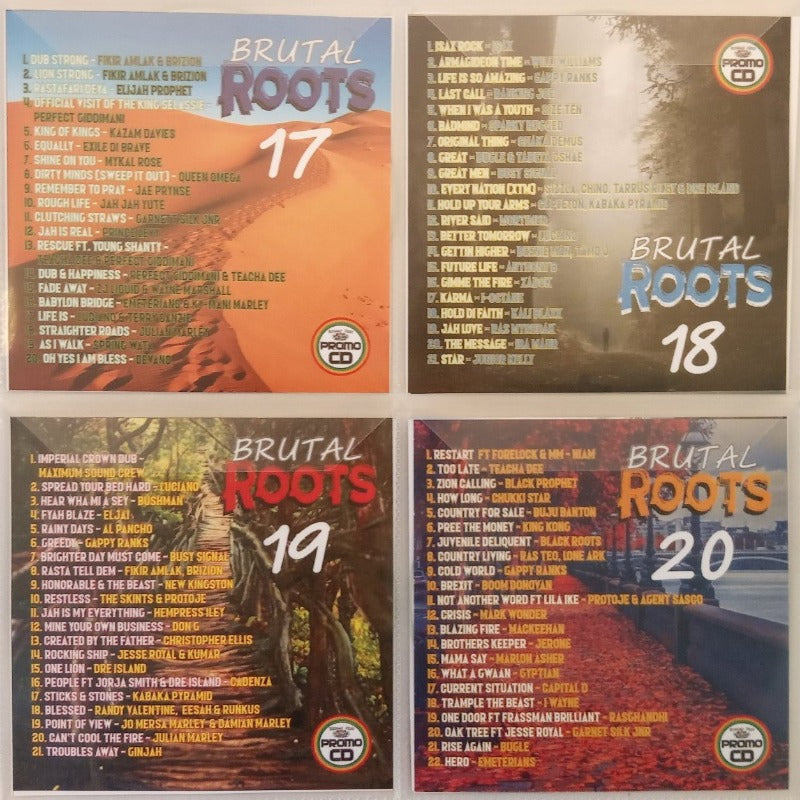 Brutal Roots 4CD Jumbo Pack 5 (Vol 17-20) - Modern Roots Reggae Collection