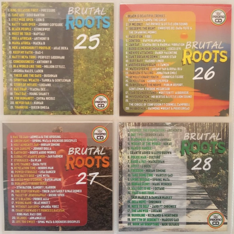 Brutal Roots 4CD Jumbo Pack 7 (Vol 25-28) - Modern Roots Reggae Collection