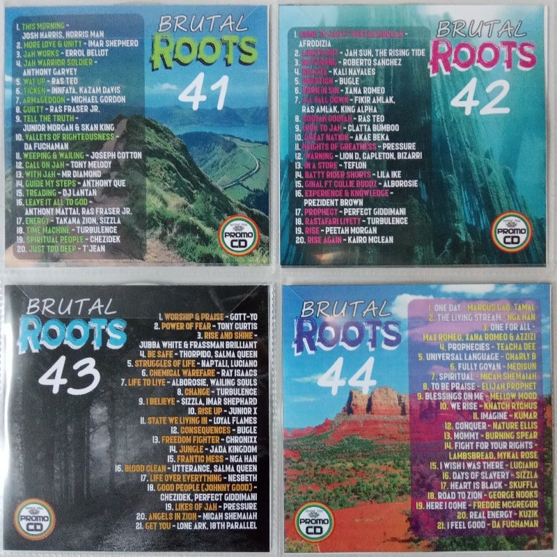 Brutal Roots 4CD Jumbo Pack 11 (Vol 41-44) - Modern Roots Reggae Collection