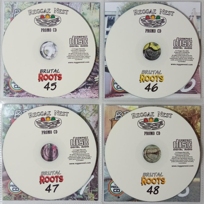 Brutal Roots 4CD Jumbo Pack 12 (Vol 45-48) - Modern Roots Reggae Collection