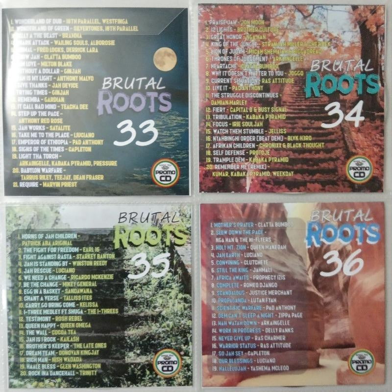 Brutal Roots 4CD Jumbo Pack 9 (Vol 33-36) - Modern Roots Reggae Collection