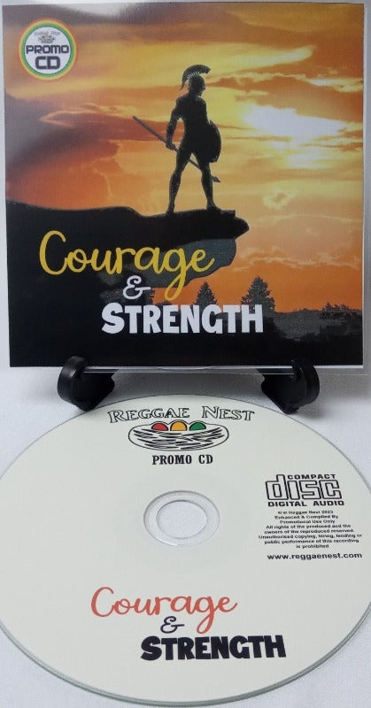 Courage & Strength - A reggae motivational music CD encouraging persistence & determination