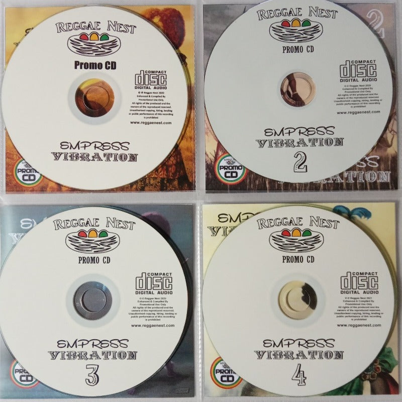 Empress Vibration Jumbo Pack 1 (Vol 1-4) - Strictly strong Female Conscious/Roots Reggae Rockers CD