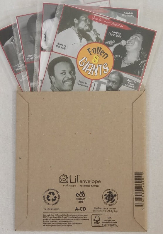 Fallen Giants 4CD Jumbo Pack 2 (Vol 5-8) - 16 Reggae Giants who have passed away