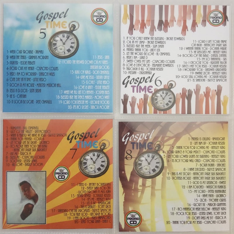 Gospel Time 4CD Jumbo Pack 2 (Vol 5-8) - Gospel Reggae, Soca & Soul