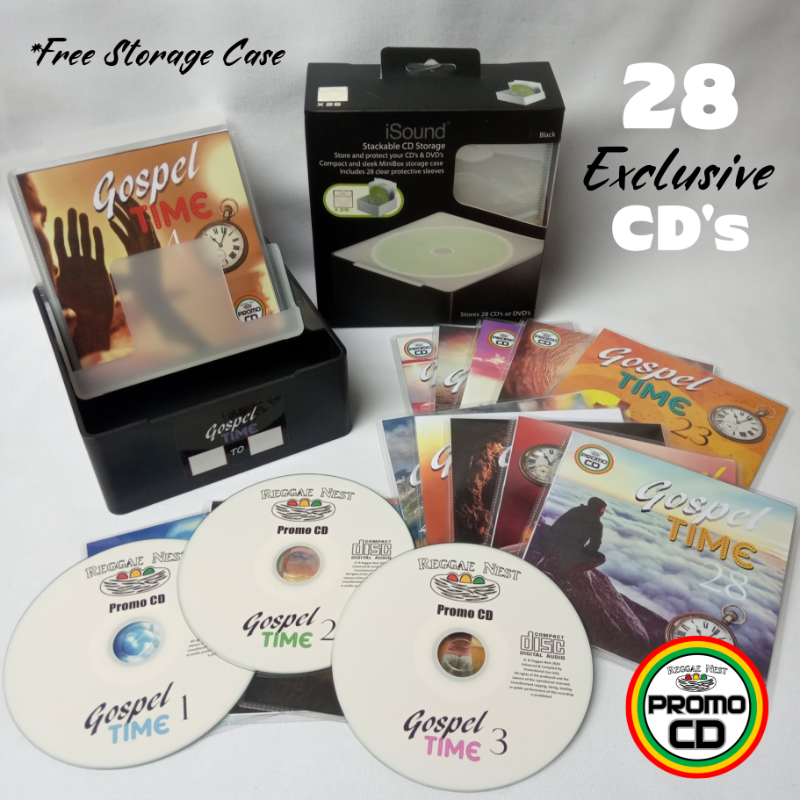 Gospel Time Collectors Box Set (Vol 1-28) & FREE stackable storage