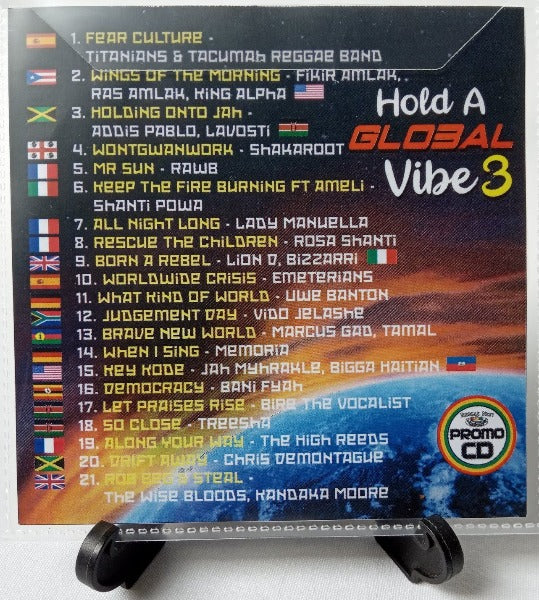 Hold A Global Vibe 3 - Various Artists Solid Reggae Music from all 4 corners