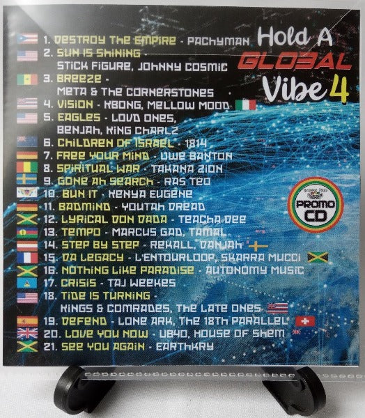 Hold A Global Vibe 4 - Various Artists Solid Reggae Music from all 4 corners