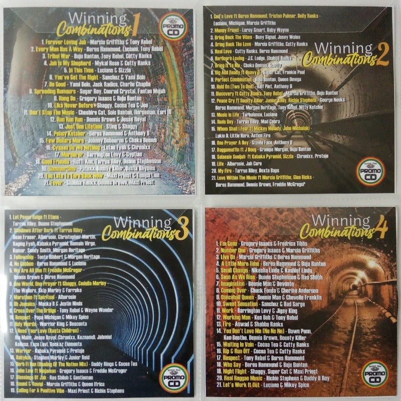 Winning Combinations Jumbo Pack 1 (Vols 1-4) - Series dedicated to Combo reggae songs