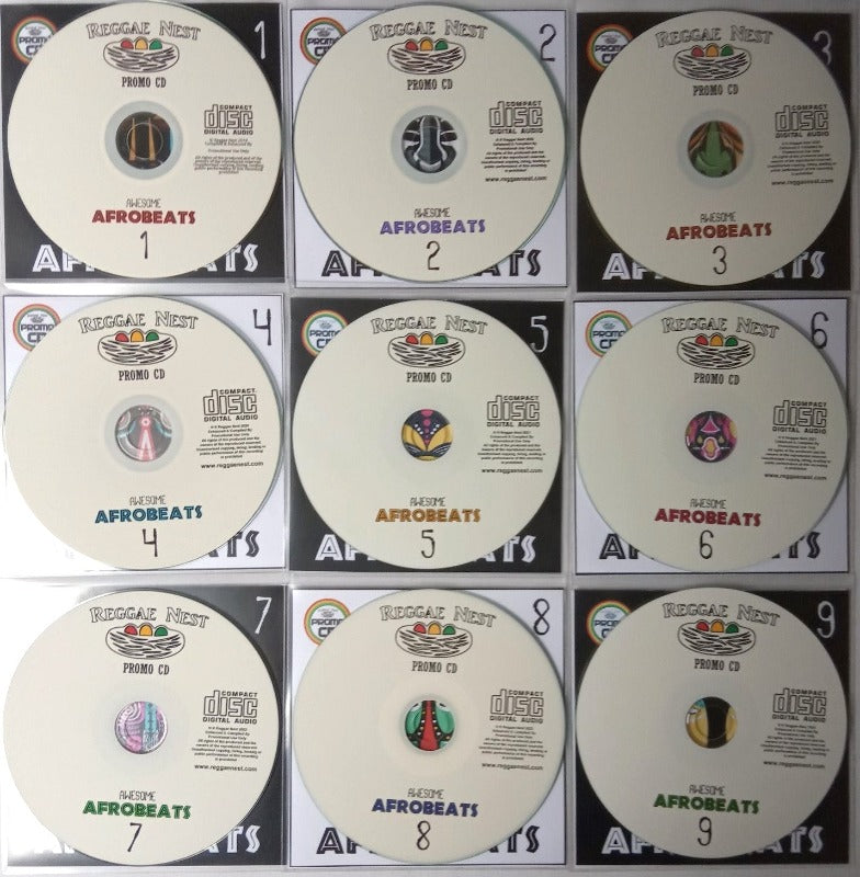 Awesome Afrobeats 9CD Party Pack - Hot & Heavy Afro music Wicked Party Vibe - New School!!